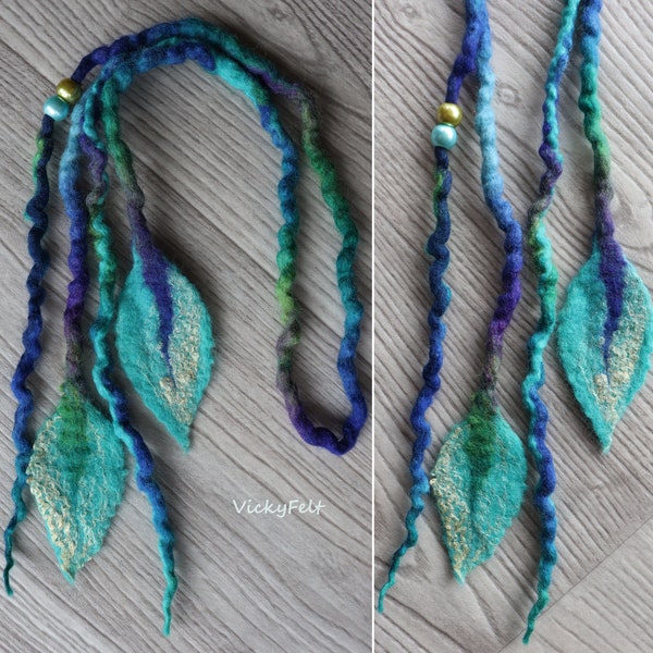 Accent dreads Wool dreadlock extensions - Seaweed Available ONE lengths 20"