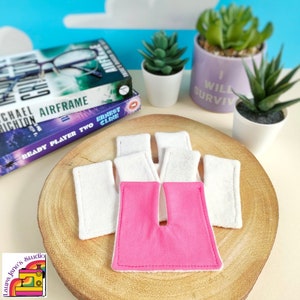 Coussinets de trachéotomie colorés Coussinets de trachéologie lavables pour adultes Pansement de trachéologie arc-en-ciel Coussinet en T pour enfants Coussin de gaze fendu réutilisable Accessoires de trachéotomie