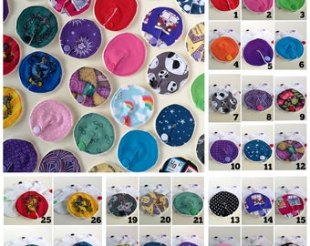 Antibatterico Bamboo Fleece Washable G Tube Pads - Kids Reusable PEG Covers - Adult feeding tube pads - Confezione da 2,4,6 o 10