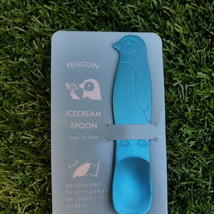 Japanse ijslepel - blauwe pinguïn - visverlenger - aluminium