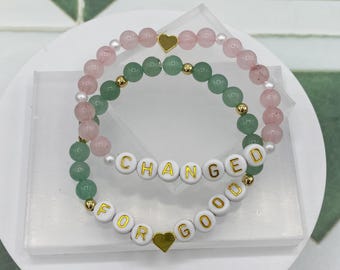 Wunscharmband - Wicked inspiriertes Stretch Armband - Fisch Verlängerung/Graduierung/Geburtstag Geschenk - Freundschaftsarmband - Für immer verändert