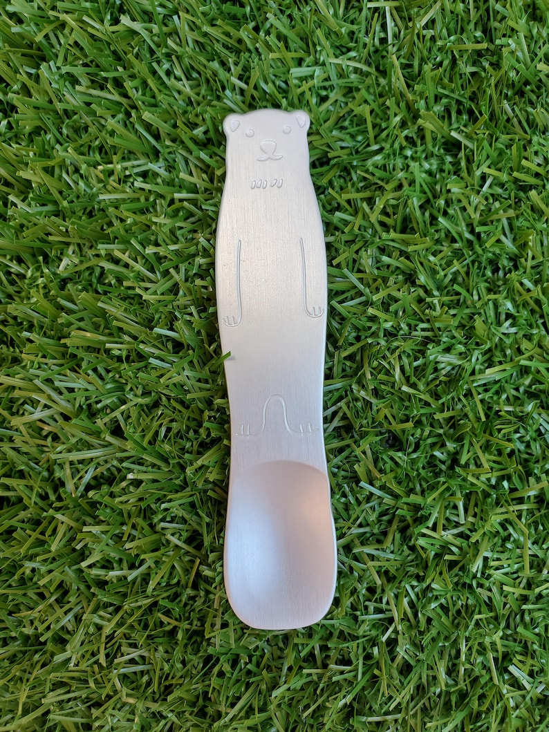 Japanese Ice Cream Spoon Polar Bear Fish Extender Aluminum Etsy