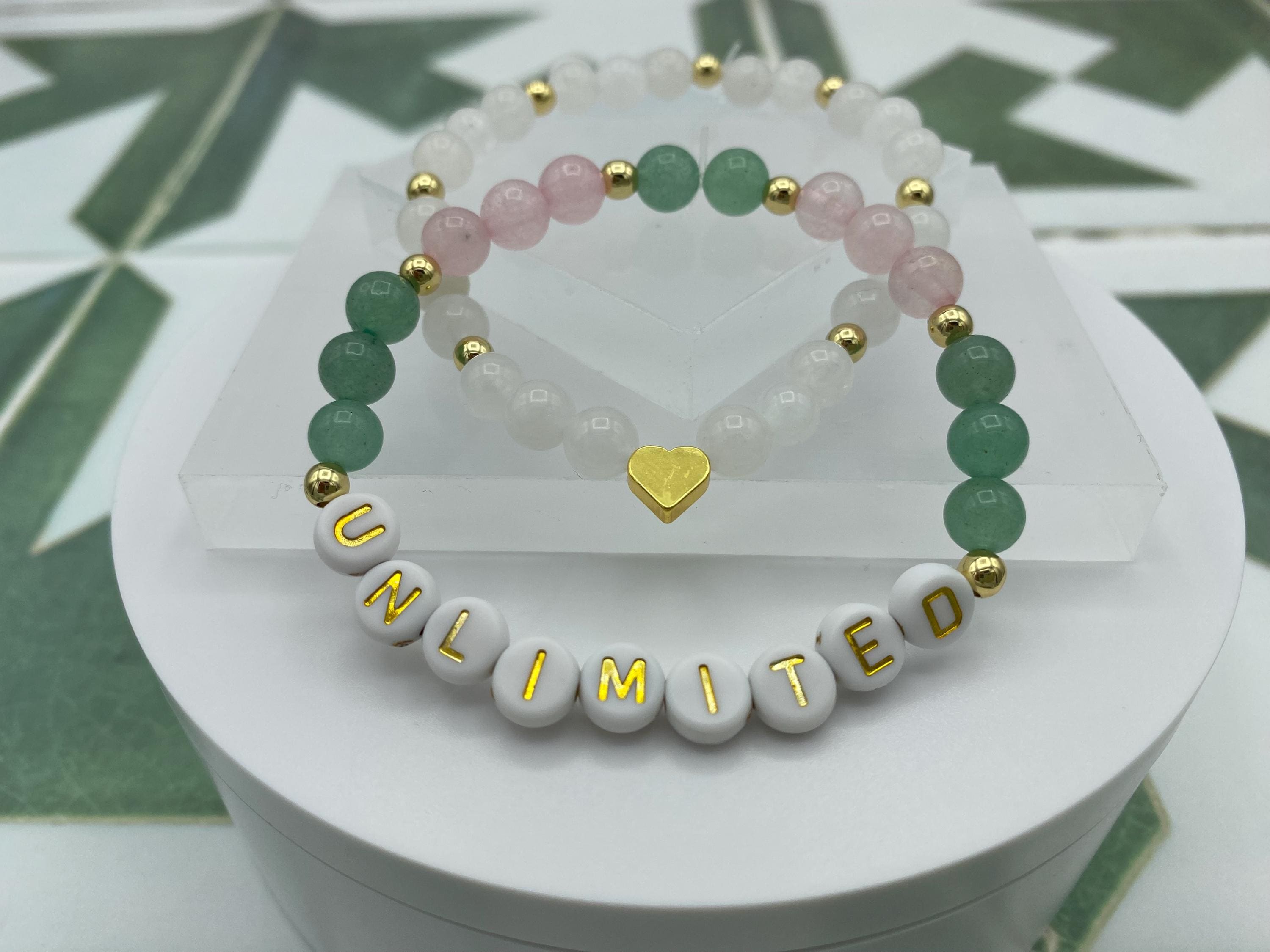 Wunsch-Armband - Wicked inspiriertes Stretch-Armband - Fisch-Extender / Abschlussfeier / Geburtstagsgeschenk - Freundschaftsarmband - Unbegrenzt