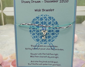 Parks - Disney inspiriert Wunsch Armband mit Charme - Fisch Extender/Graduierung/Geburtstagsgeschenk