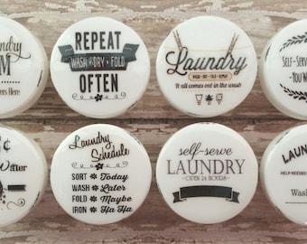 BOUTONS DE SALLE DE BUANDERIE Poignées de tiroir #1 Look vintage Paris France Cottage rétro shabby chic en effet vieilli, ferme provinciale française