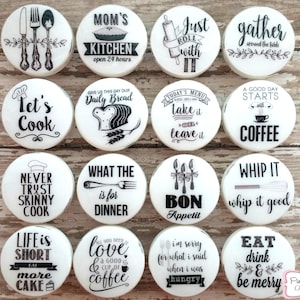 Keukenkastknoppen Zwart Wit Boerderij NIEUW! Ladetrekkers Shabby Chic Cottage Boerderij Bakken Etenswaren