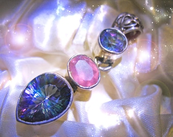 Necklace Triune Flame of Love Restore Renew Reconnect Magick Highest Light Collection Rare Spell Coven of Cassia4