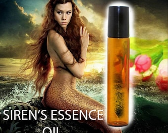 Full Coven Essence of the Siren Seduce Enhance Attraction Crystal and Herbal Infused oil Cassia4