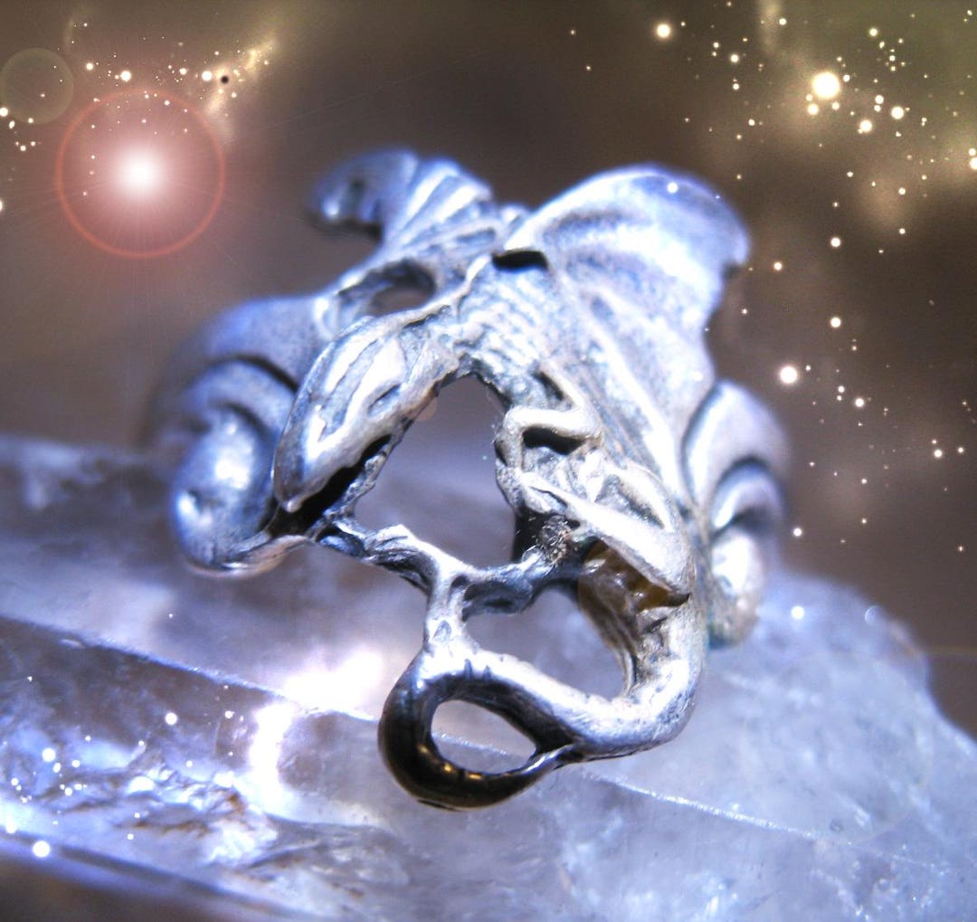 Antique Dragon Ring DRAGON LEGACY of Eternal Flames Highest Light ...
