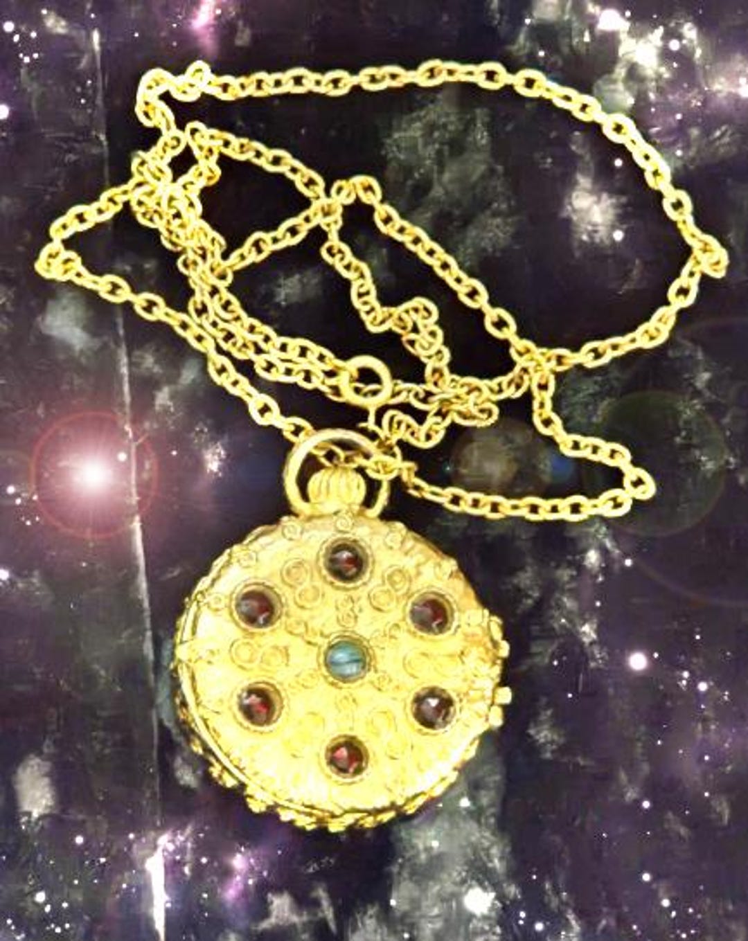 Antique Locket Necklace Master Keeper of Energy and Matter Arcanum ...