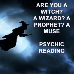 Are you a Witch? Wizard? Prophet? or Muse? Psychic reading Witch Coven Cassia4