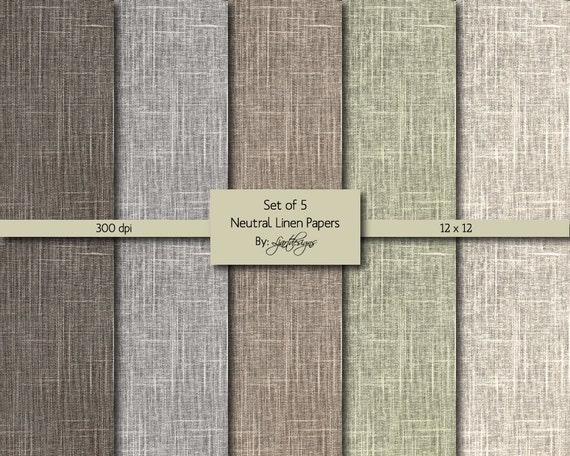 Digital Linen Papers, Textured Papers, Scrapbooking Papers, Craft Papers, Craft Supplies, Instant Download, Earthtone Colors Il_570xn