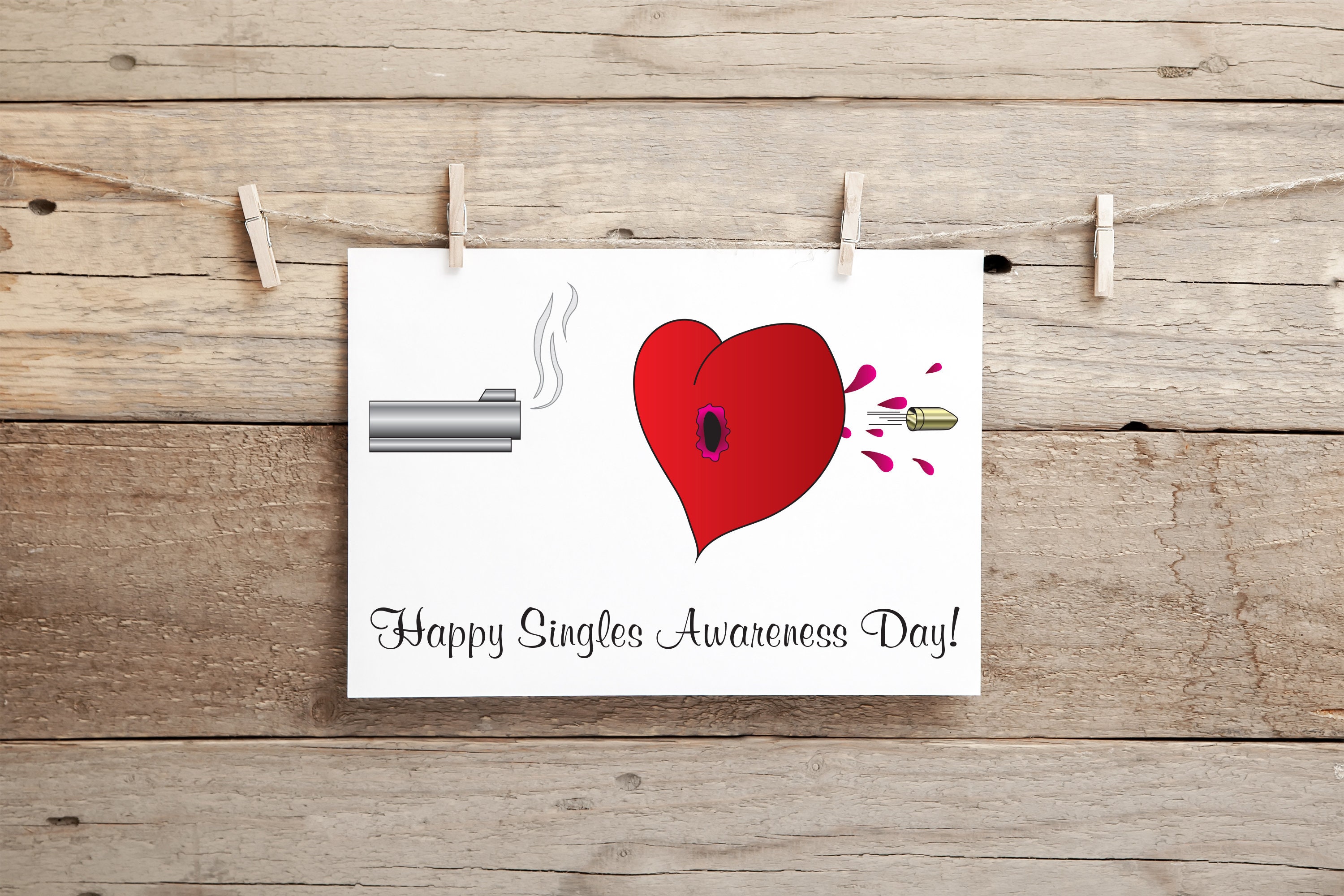 Singles Holiday Card