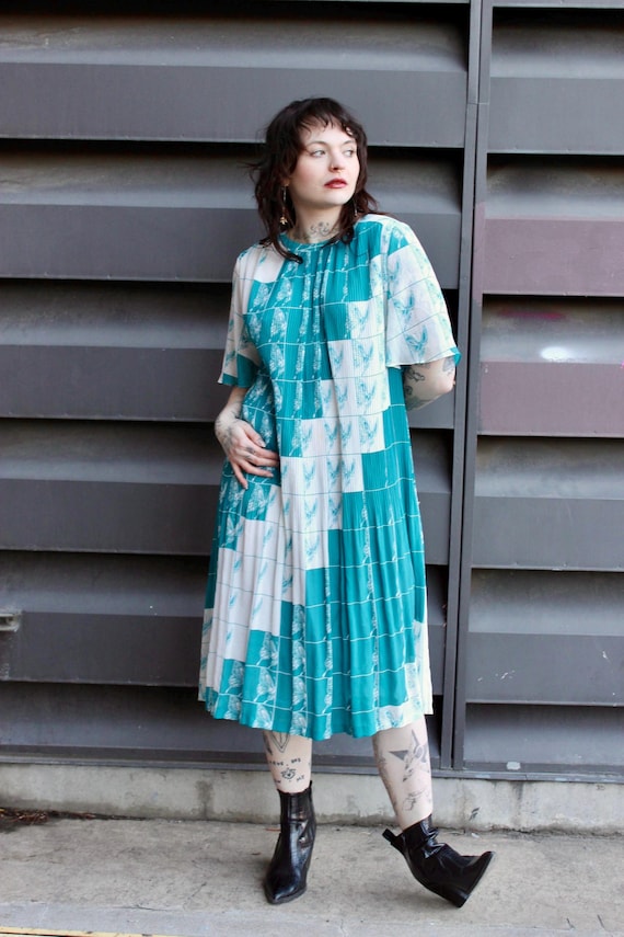 bronx and banco blue lace dress Claire Midi Dress, in Steel Blue Chiffon, Size: 2XL | Show Me Your Mumu