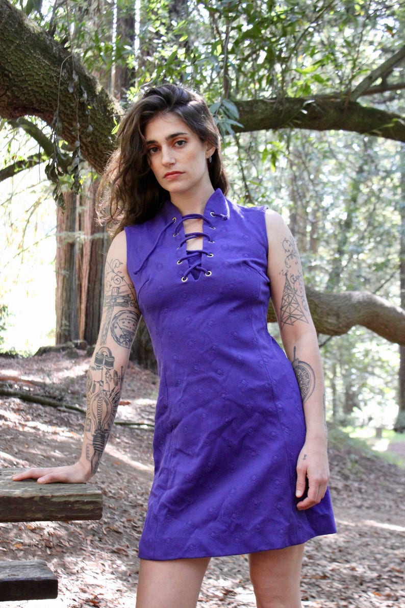 Purple Mini Dress