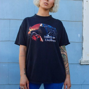 Vintage Harley Davidson 1999 American Eagle T-Shirt/ Vintage Harley Paper Thin Tee/ Oversized Tee/ Vegas Harley Eagle Shirt/ Women’s M/L