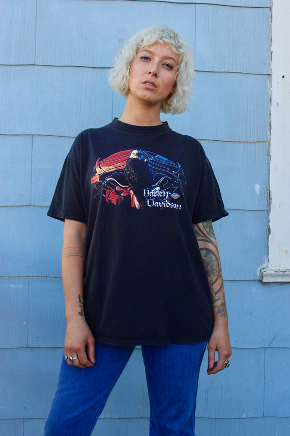 Harley davidson sales oversized tee