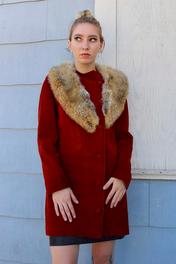 Vintage Penny Lane Coat/ 70s Penny Lane Suede Coa… - image 3