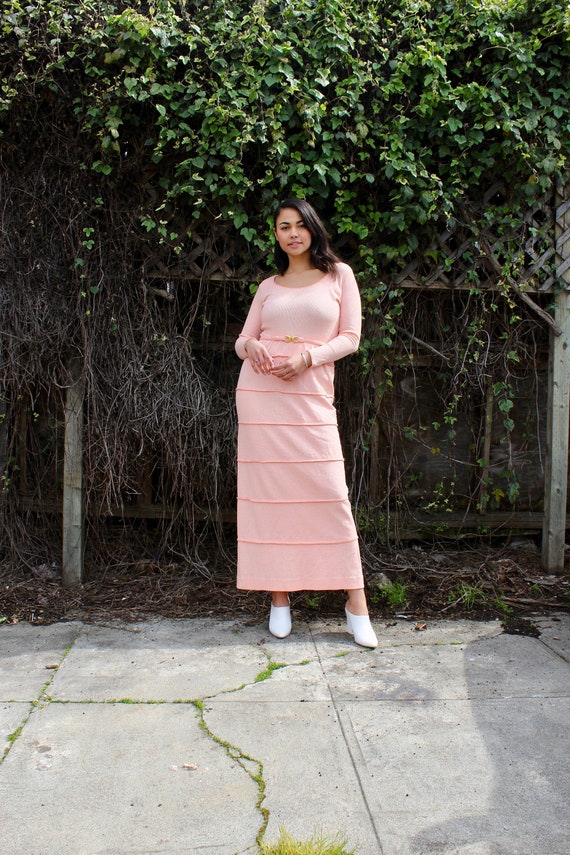 pale pink sweater dress