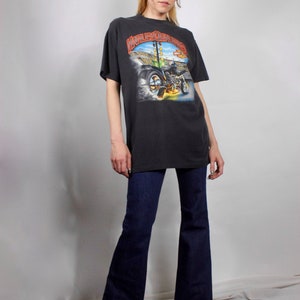 Vintage 90s Harley Davidson Graphic Tee - Paper Thin Cotton