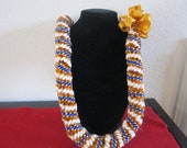 Kika (Cigar) Hawaiian Satin Ribbon Lei