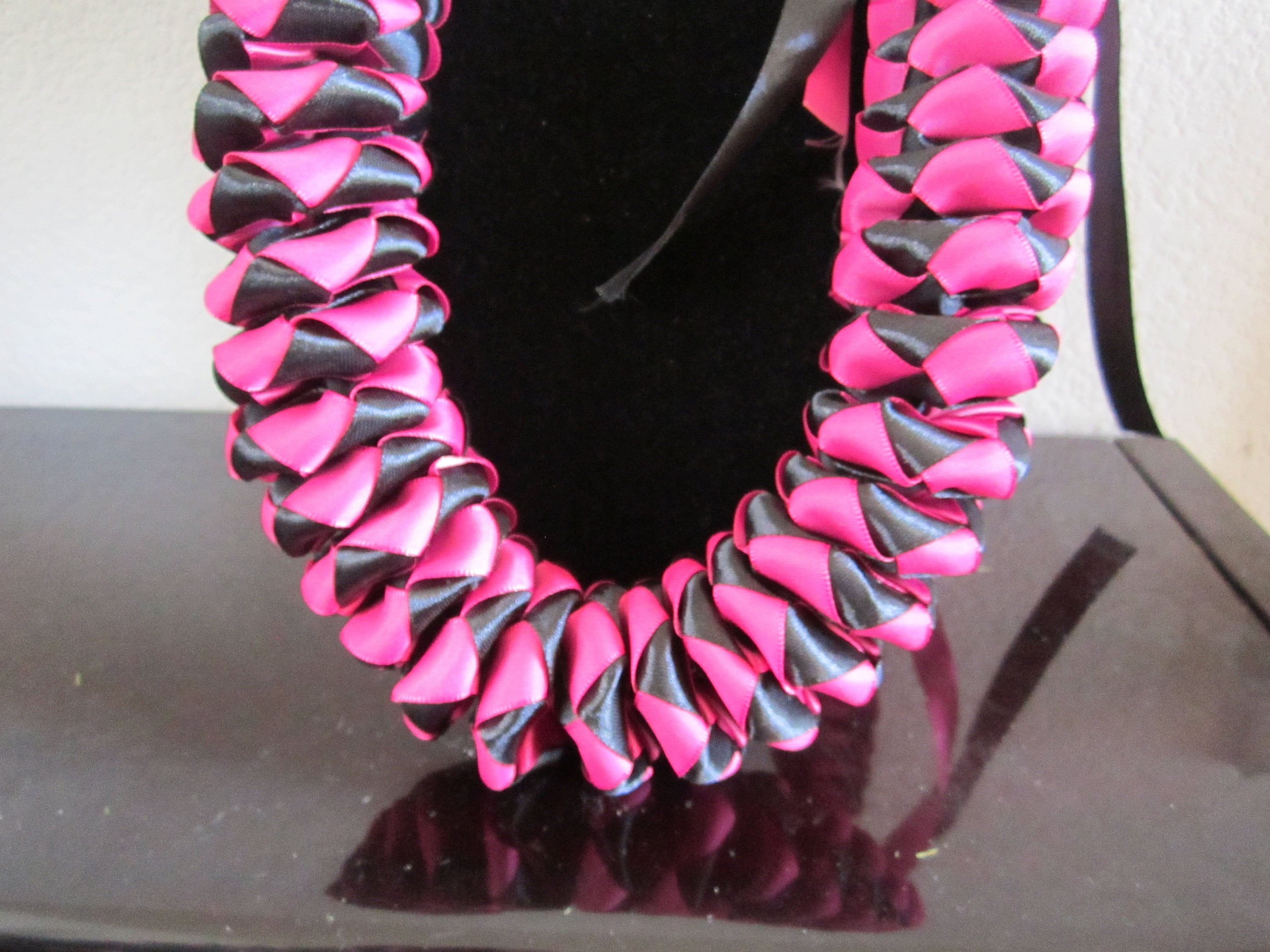 Handmade Shampoo Ginger Ribbon Lei in Red White Hot Pink and Etsy