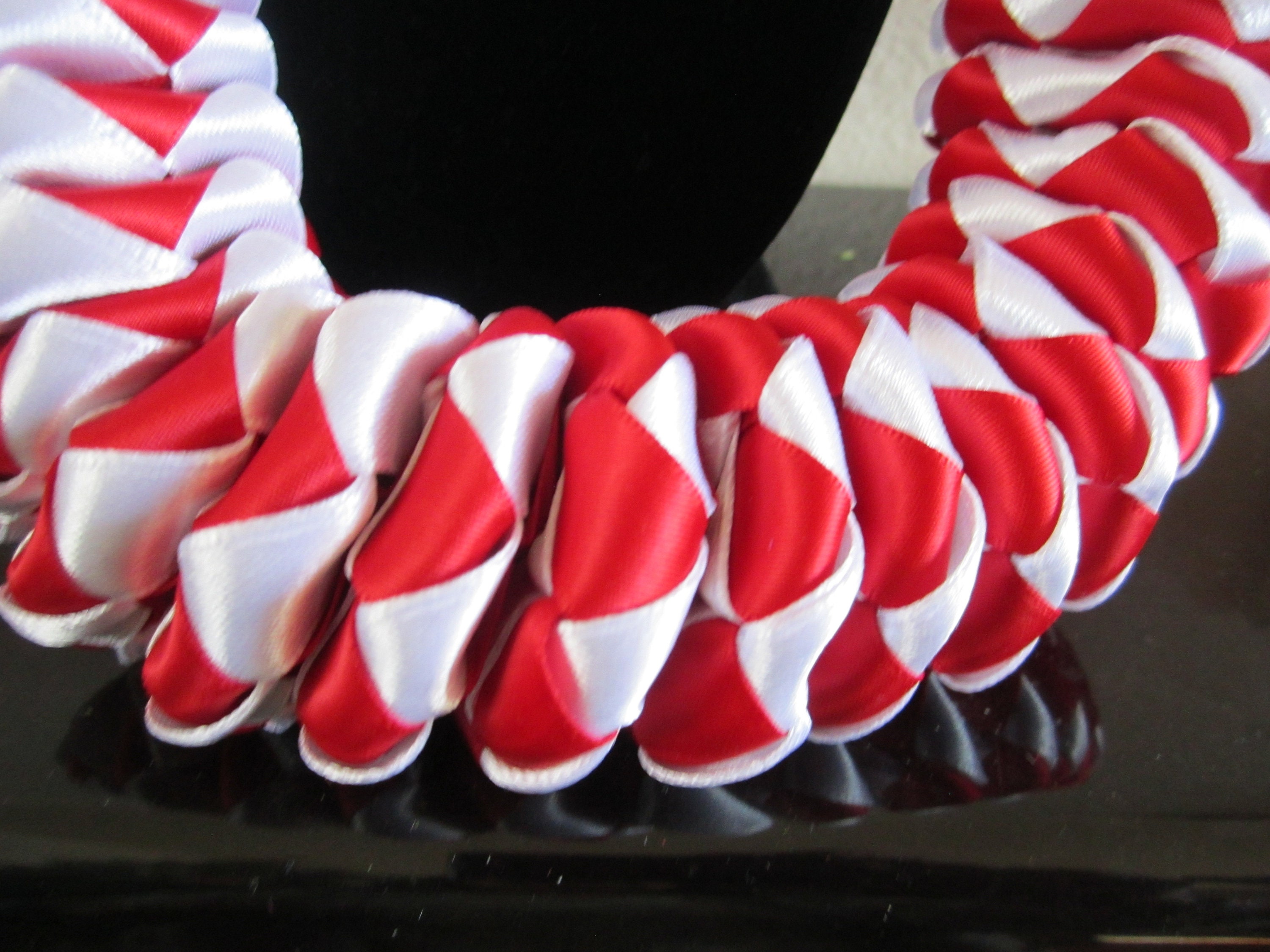 Handmade Shampoo Ginger Ribbon Lei in Red White Hot Pink and Etsy