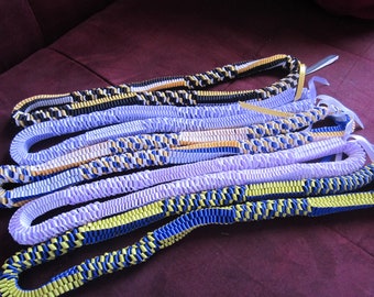 Spiral and Square Knott Ribbon Lei