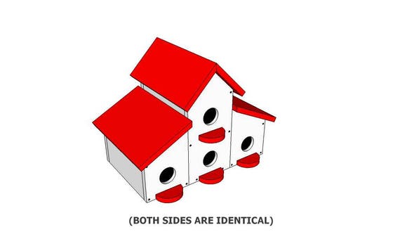 PURPLE MARTIN BIRDHOUSE WOOD PLANS ONLY /"THE BIG EIGHT/"