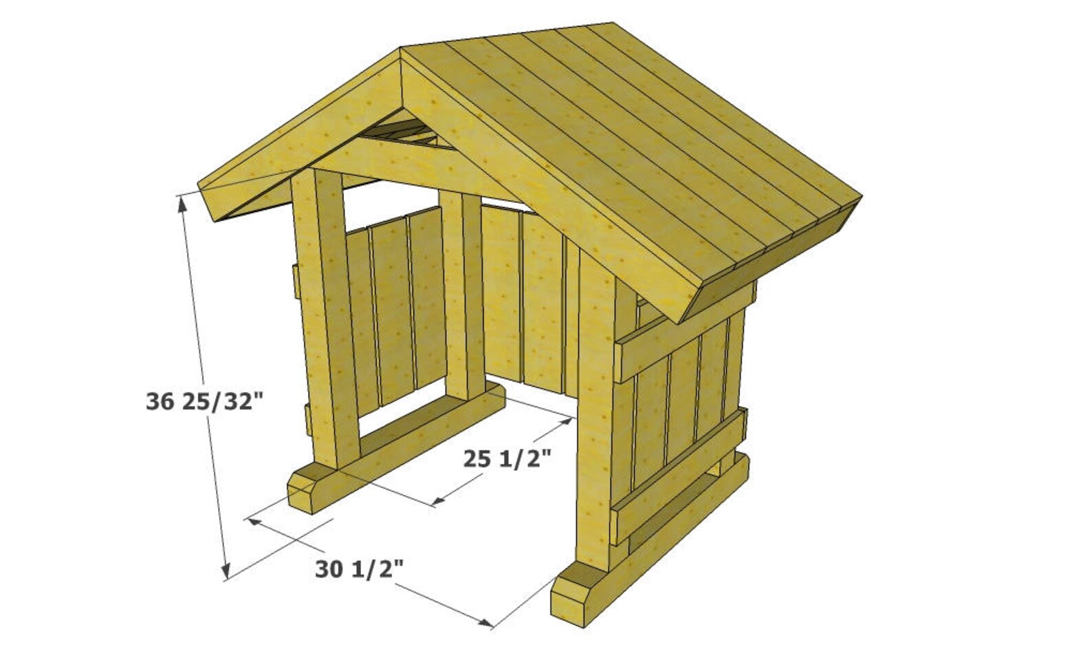 OUTDOOR NATIVITY STABLE Plans Etsy