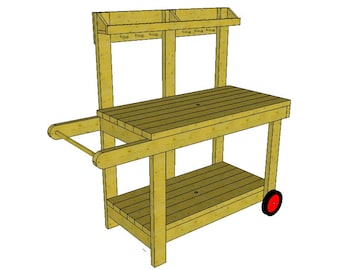 ROLLABOUT POTTING BENCH -- Plans