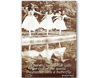 INSPIRATIONAL CARD - Historic Turn of the Century Photograph - 5" x 7" - Vintage Photo Keepsake Art Card (CPIC2013024)