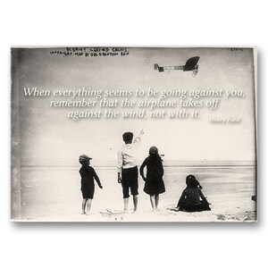 GRADUATION CARD or PRINT - Matted & ready to frame - Quote about facing the challenges of life - Turn of the Century Photograph (QPIC026)