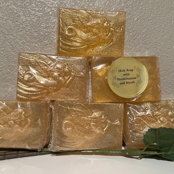 Holy soap with Frankincense and Myrrh (1 bar)