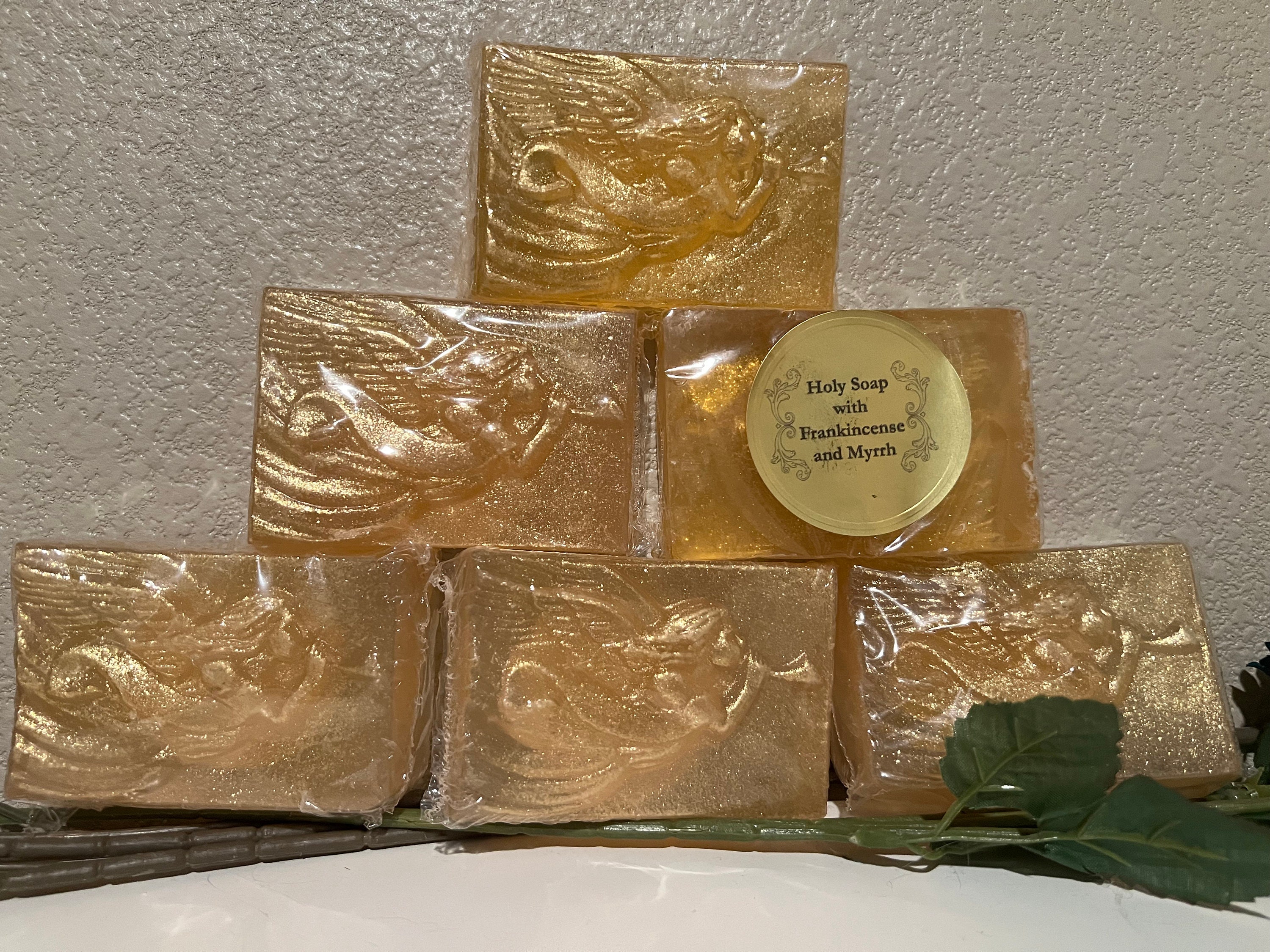 Holy soap with Frankincense and Myrrh (1 bar)