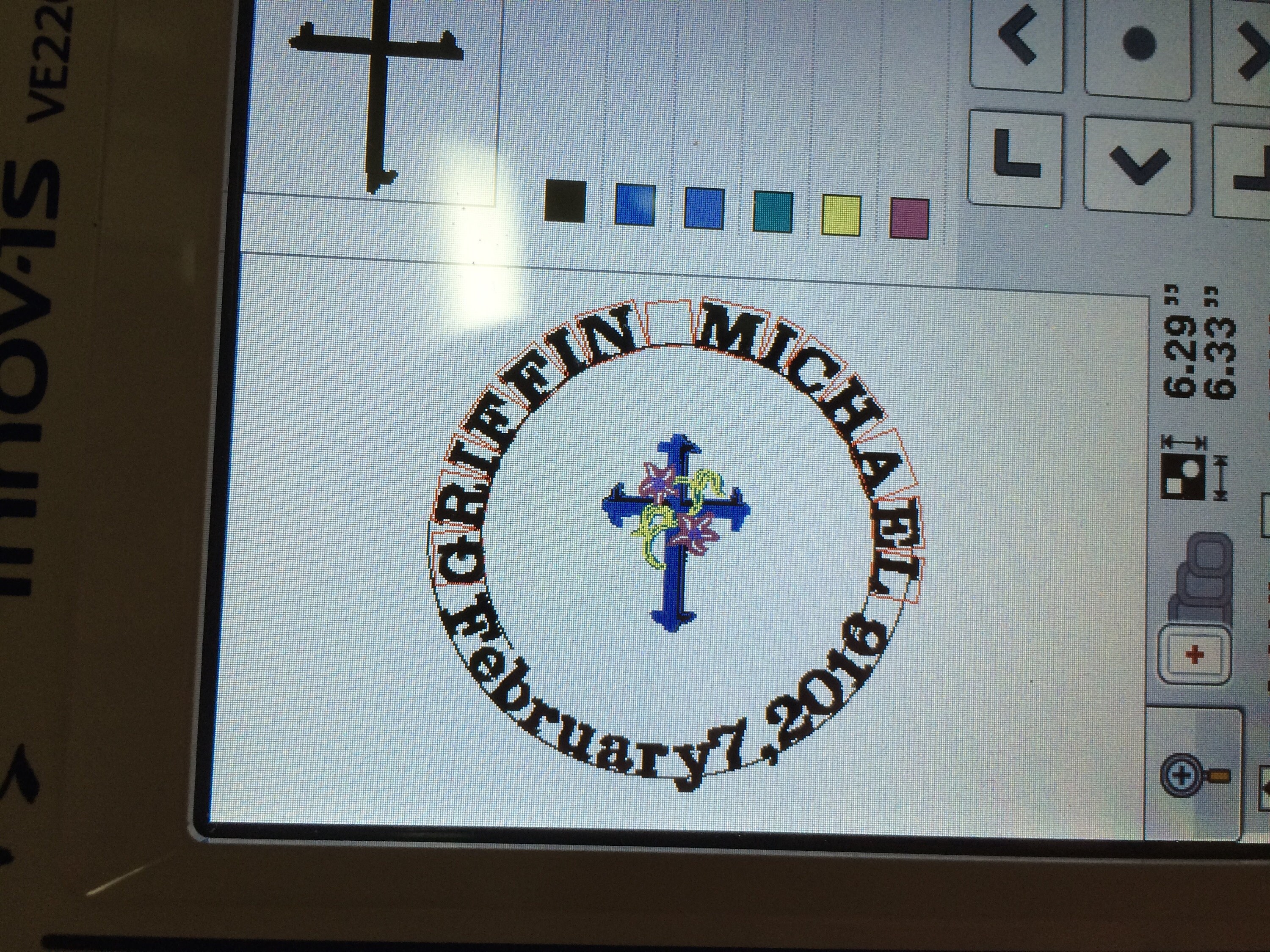 Embroidery addon charge