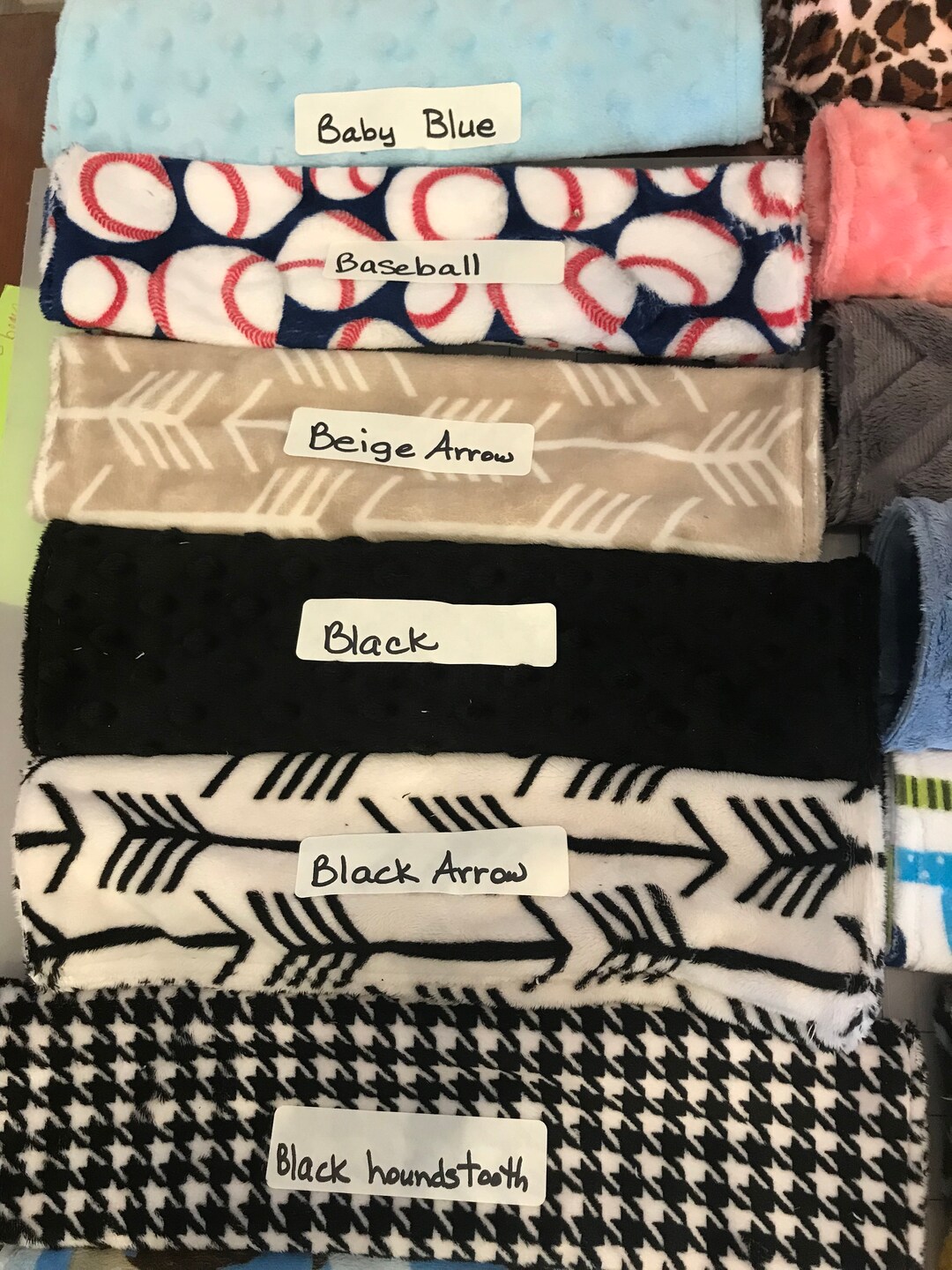 Minky Car Seat Belt Strap Covers Adult and Baby Etsy