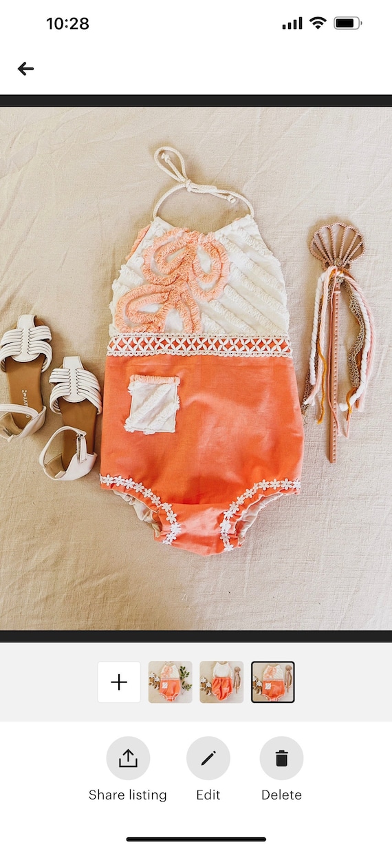 The Sweet Peach Romper