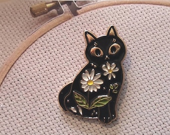 Kattnålvakt, nålhållare, nålmagnet, nålbarnvakt, korsstygn, broderi, nålspets, magnetnål