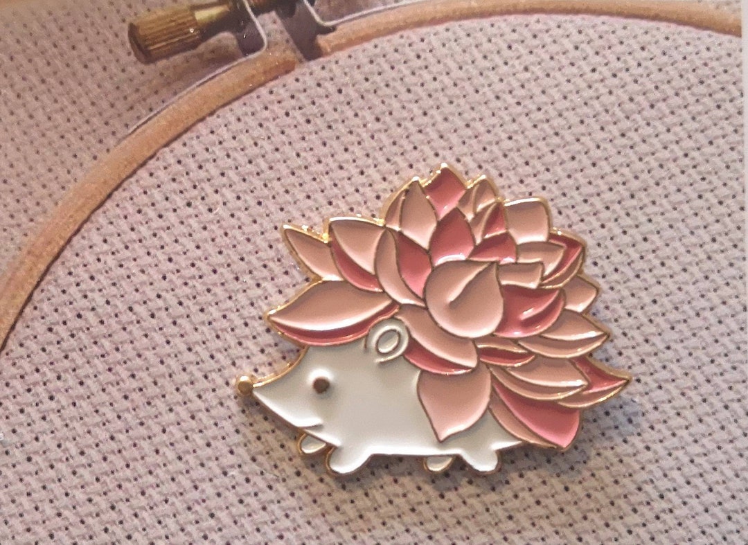 Hedgehog Needle Minder, Needle Keep, Needle Needle Nanny, Cross Stitch, Embroidery