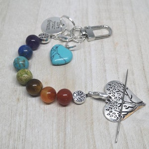 Scissor fob, Beaded scissor fob, scissor keep, (SCISSORS NOT INCLUDED)scissor chain, scissor jewelry,sewing accessories, sewing gift, Chakra