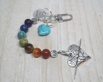 Ciondolo a forma di forbice, ciondolo a forma di forbice con perline, porta forbici, (FORBICI NON INCLUSE), catena a forma di forbice, gioielli a forma di forbice, accessori per cucire, regalo per cucire, Chakra