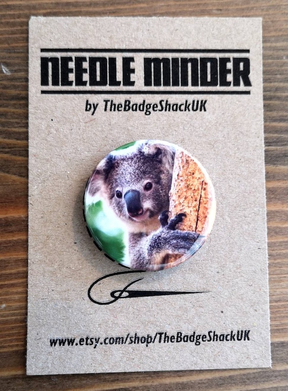 Koala Needle Minder, Needle Keeper, Needle Keep, Magnetic Needle Keep,  Sewing Accessory, Cross Stitch, Needle Point Kit, Embroidery 