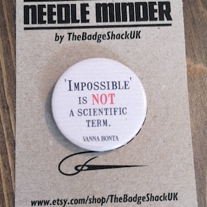 Nadelmagnet, Stickerei, Nadelmagnet, Kreuzstich, Wissenschaftsnadel, positive Botschaft, Mindfulness, Nadel-Kindermädchen