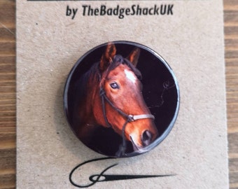 Horse Needle minder, needle keeper, needle keep, magnetic needle keep, sewing accessory, cross stitch, needle point kit, embroidery