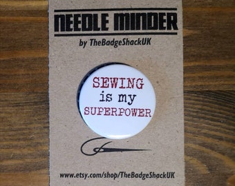 Needle Minder, needle point, snarky needle keeper, cross stitch, needle nanny keep calm and cross stitch, sewing is my superpo needle minder
