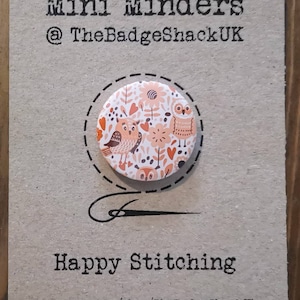 Owl Mini Needle Minder, cross stitch,needle nanny, needle keeper, Needle point, embroidery, stitching gift, magnetic,
