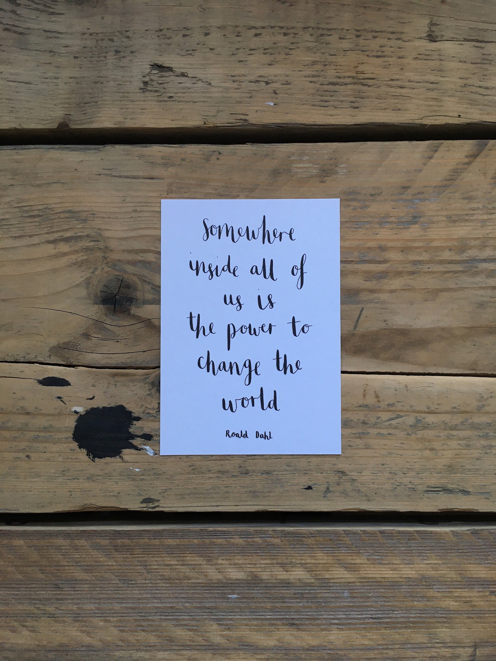 World Changers Roald Dahl citation Quelque part à Etsy
