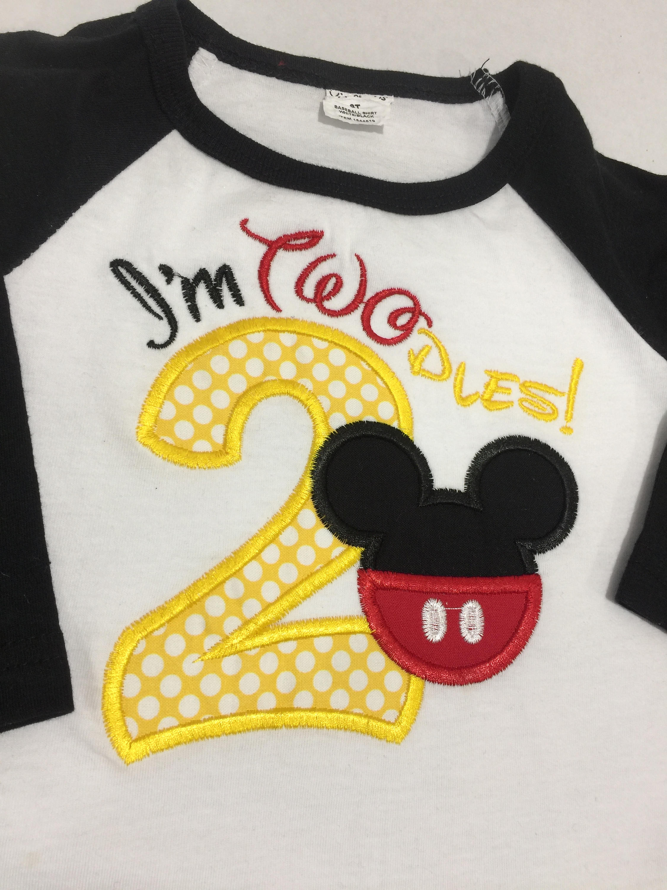 Mickey Mouse Birthday Shirt | Etsy
