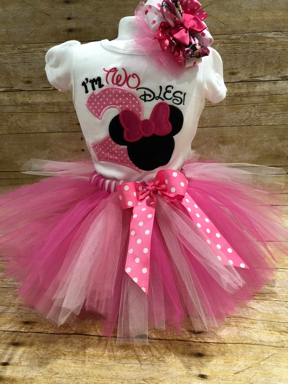 minnie mouse 2 year old birthday outfit